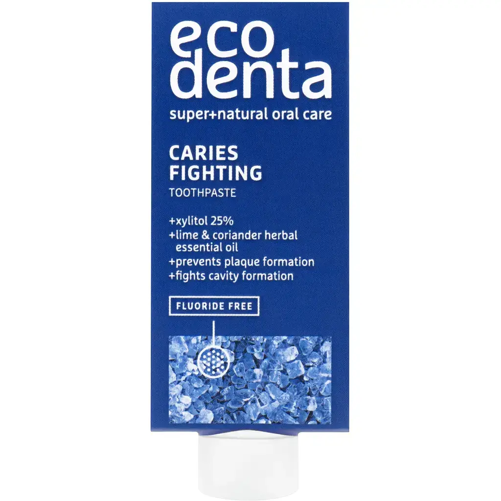 Зубная паста Ecodenta Caries Fighting Mini свежая и реминерализующая 10 мл фото1