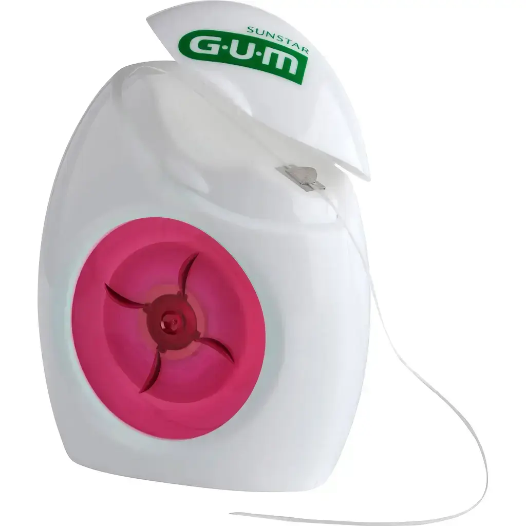 Зубна нитка GUM Butlerweave Waxed вощена 55 м фото1