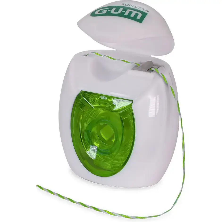 Зубна нитка GUM Twisted Floss м'ятна вощена 30 м фото1