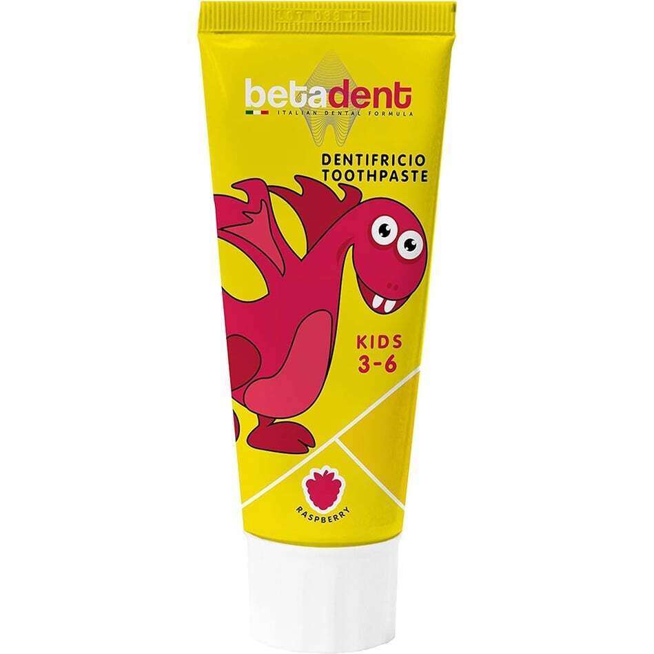 Зубна паста Betadent Raspberry Kids 3-6 75 мл фото1