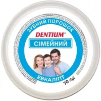 Зубной порошок Dentium Семейный 70 г
