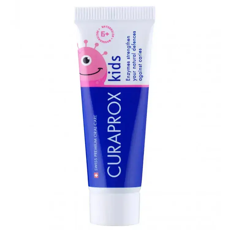 Детская зубная паста с фтором Curaprox со вкусом арбуза 10 мл фото1