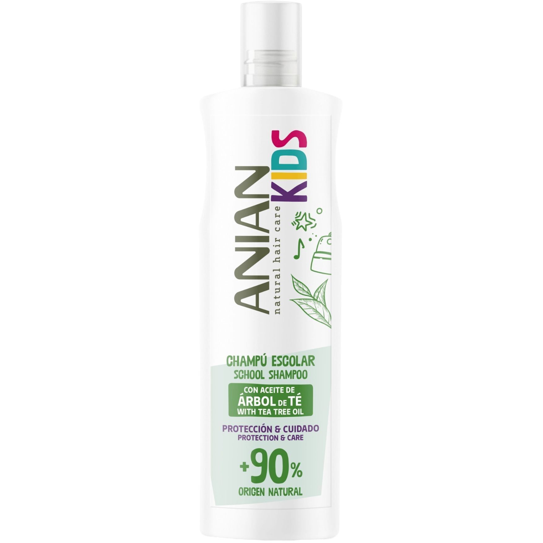 Детский шампунь Anian Kids School Shampoo с маслом чайного дерева 400 мл фото1