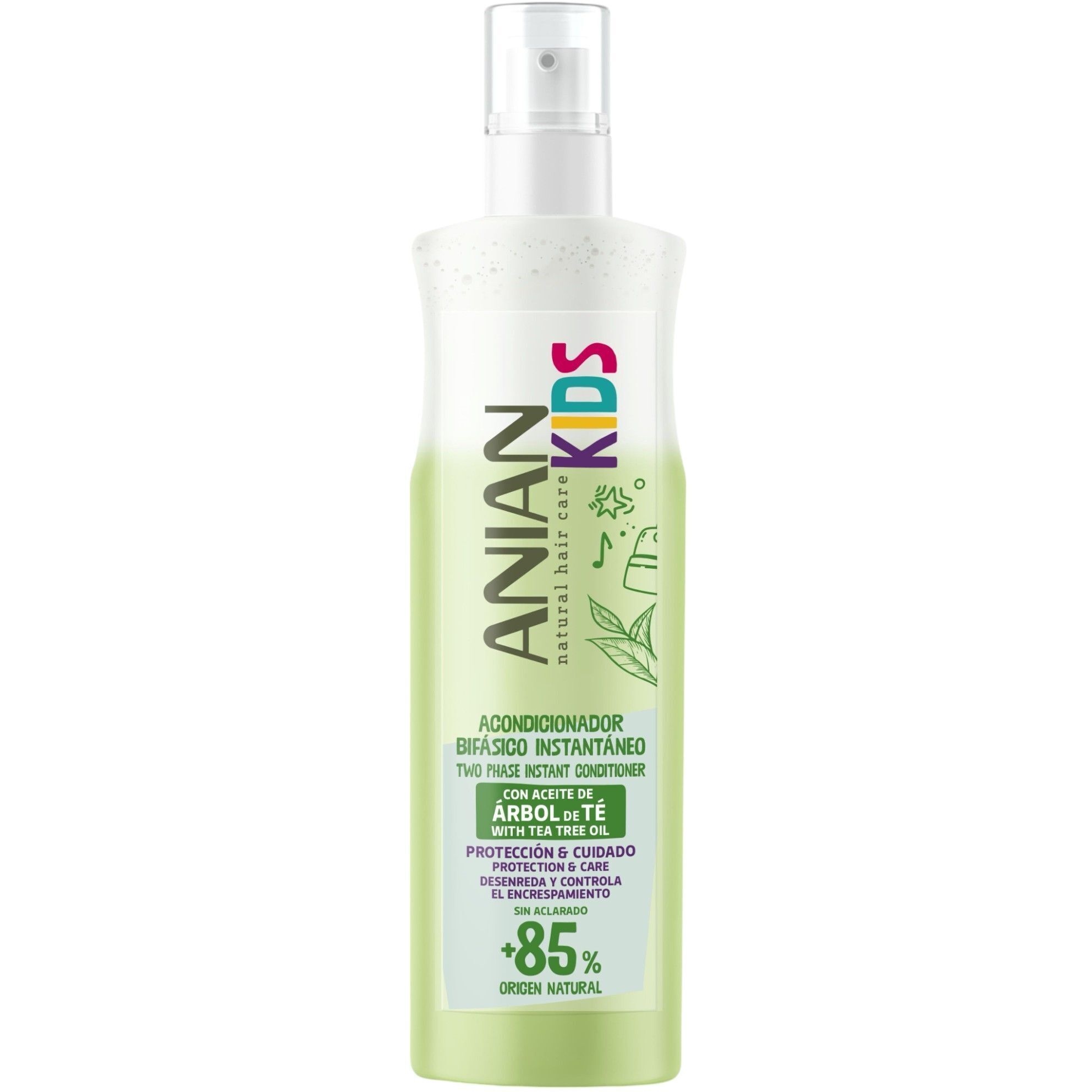 Детский кондиционер для волос Anian Kids Biphasic Tea Tree 250 мл фото1