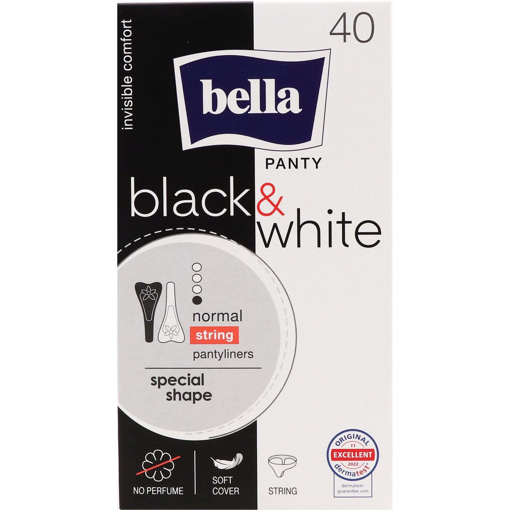 Щоденні прокладки Bella Panty Slim Black&White 40 шт. фото1