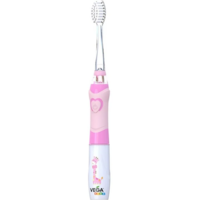 Електрична дитяча зубна щітка Vega Kids VK-400P Light-Up звукова розовая