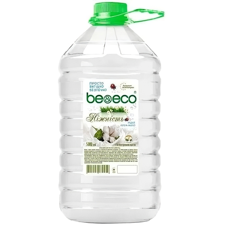 Жидкое крем-мыло Be&Eco Нежность с антибактериальным эффектом 5 л фото1