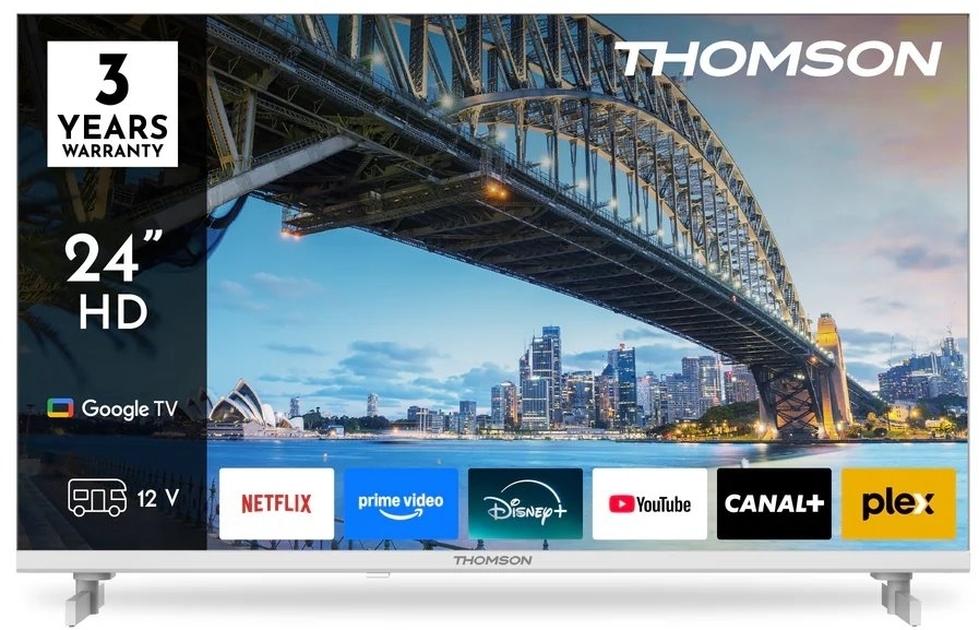 Телевізор Thomson QLED 24HQG3S15CW 12V фото1