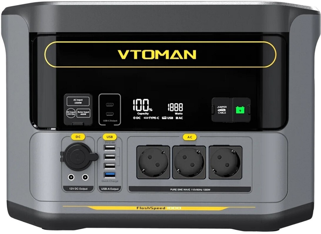 Зарядна портативна електростанція Vtoman FlashSpeed 1000W (FlashSpeed 1000) фото1