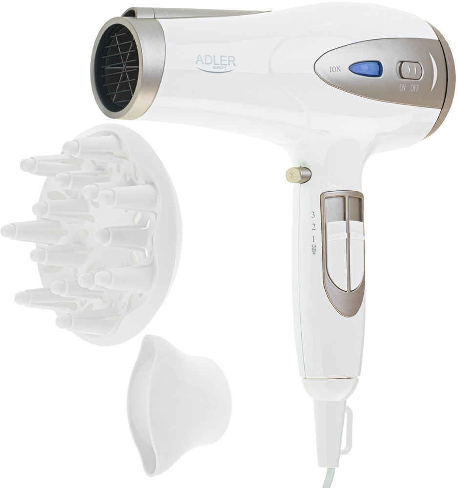 Фен Adler AD 2248 white champagne фото1