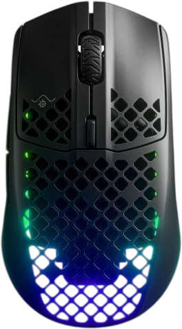 Мишка SteelSeries Aerox 3 Wireless Onyx, RGB, 18000dpi., 6кн., чорна фото1