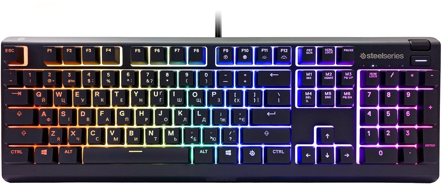 Ігрова клавіатура SteelSeries Apex 3 UA фото1