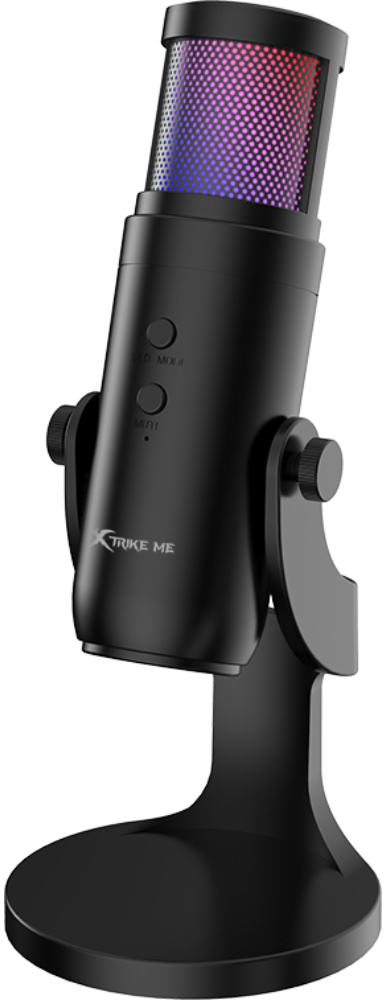 Ігровий стрім мікрофон XTRIKE ME XMC-03 USB, RGB LED, провід 1.5 м фото1
