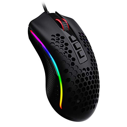 Мишка Redragon Storm M808 RGB Optical, ігрова, 12400dpi., 7кн., Ultralight чорна фото1