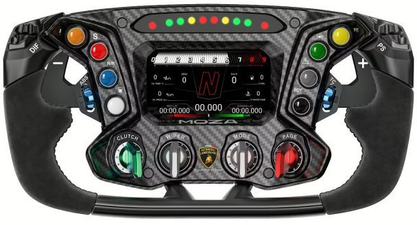 Кермо MOZA Racing Lamborghini Essenza SCV12 чорне фото1