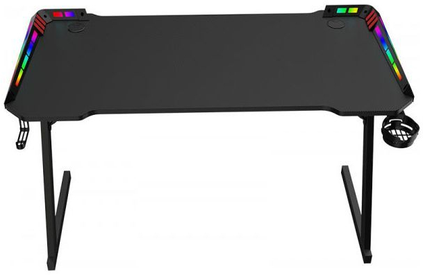 Стіл ігровий XTRIKE ME DK-05 Gaming Desk RGB Llight, Black 110x60x74мм. фото1