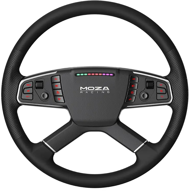 Кермо MOZA Racing TSW Truck 40cм., чорне фото1