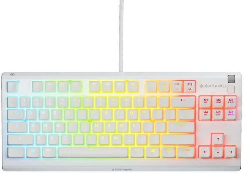 Клавіатура ігрова SteelSeries Apex 3 TKL UA White фото1