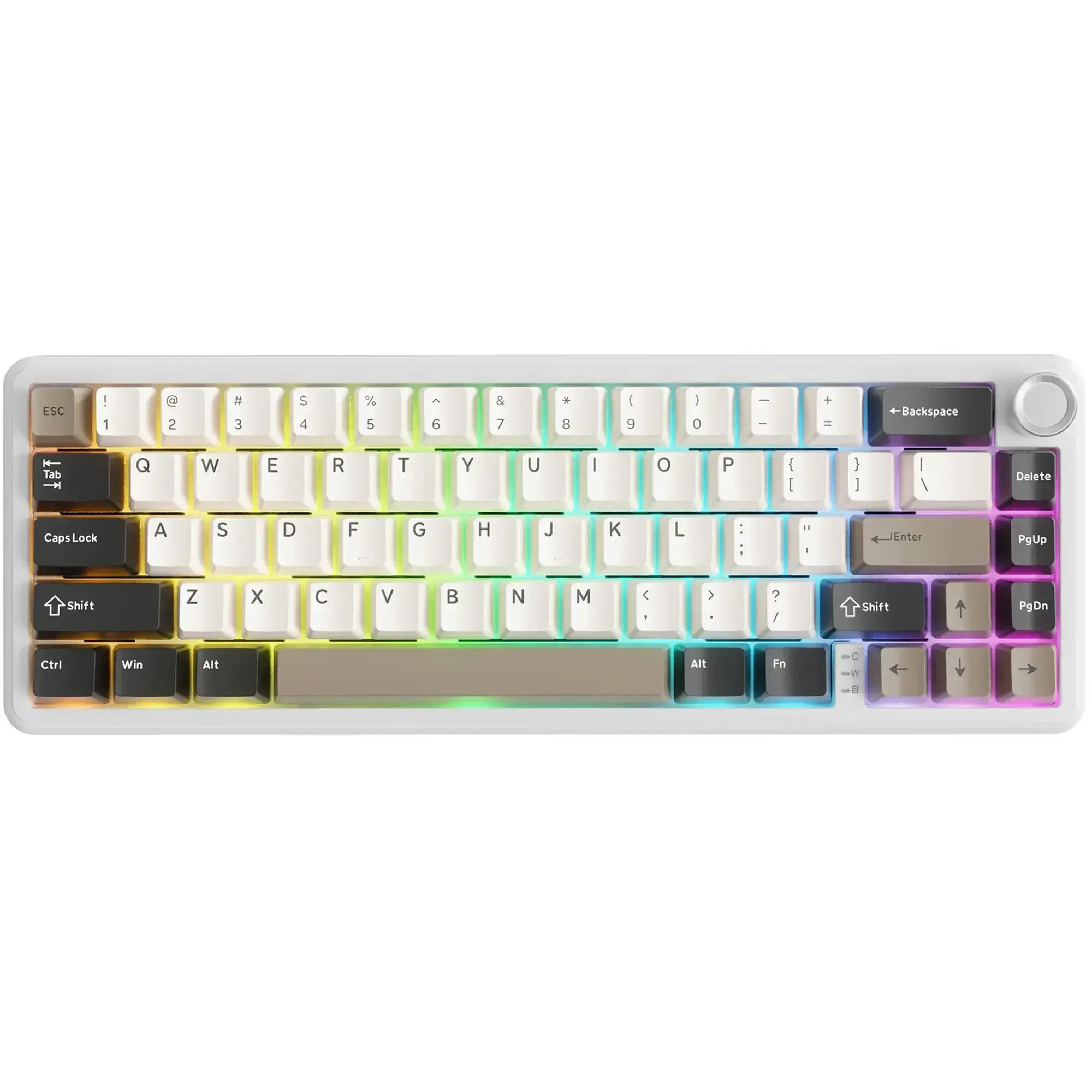 Клавіатура ігрова механічна Attack Shark X66 Cheese White фото1