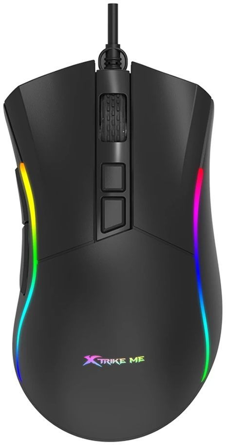 Мишка XTRIKE ME GM-226, ігрова 7200dpi., 7кн.,RGB, чорна фото1