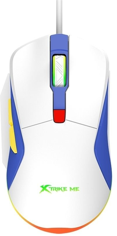 Мишка XTRIKE ME GM-227, ігрова 3600dpi., 6кн., LED, біла фото1