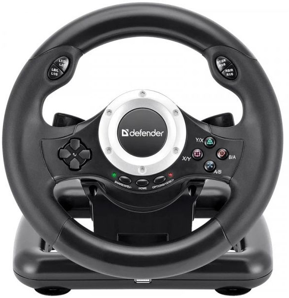 Ігрове кермо Defender Turbo Pro for PC/PS3/PS4/Xbox USB фото1