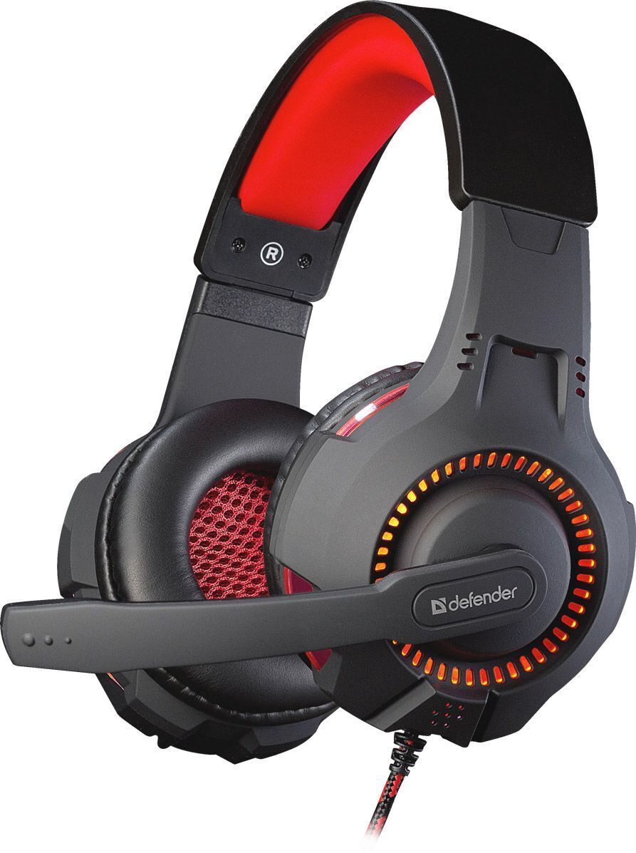 Ігрова гарнітура Defender Warhead G-450 USB, підсвітка фото1