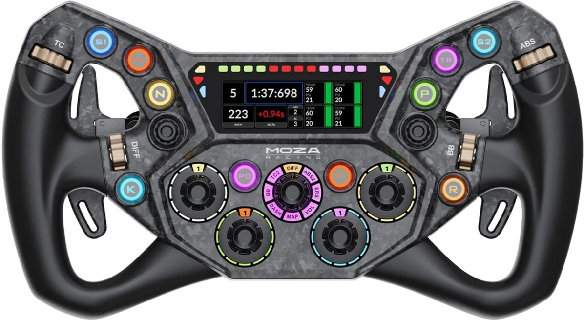 Кермо MOZA Racing KS Pro GT , 30см, 12кн., дисплей 2,99" RGB фото1