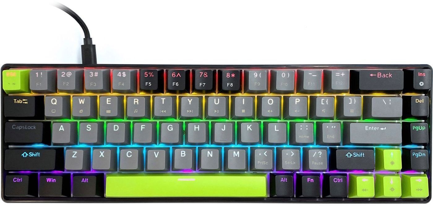 Клавіатура ігрова механічна Media-Tech MT1260 RED CORE MX60 фото1
