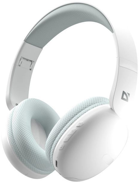 Гарнітура Defender FreeMotion B480 Bluetooth+3,5мм+USB-C, White фото1