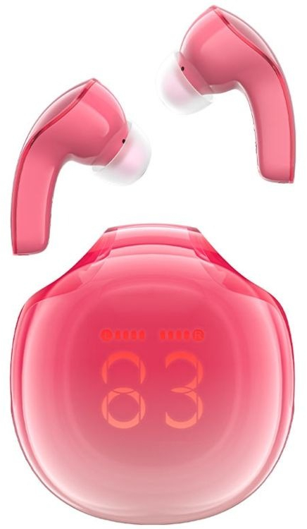 Навушники TWS Acefast T9 pomelo red фото1