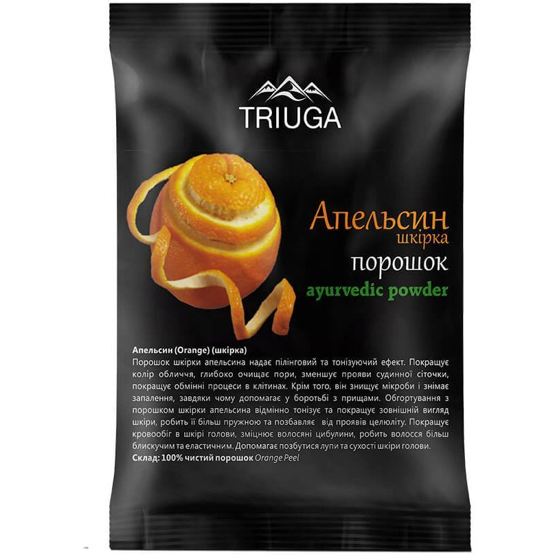 Аюрведический порошок Triuga Шкурка апельсина 50 г фото1