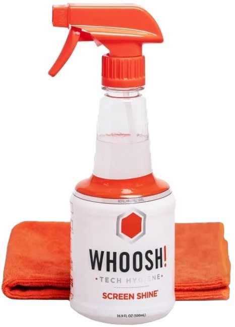 Средство для чистки Whoosh! RETAIL BOX 500мл с микрофиброю 35см х 35см фото1