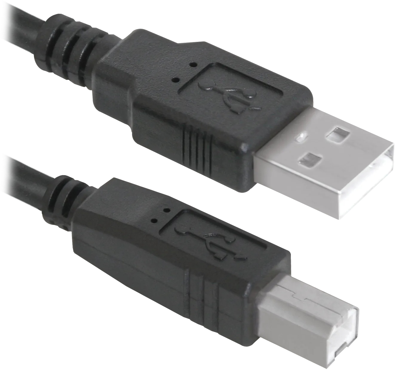 Кабель USB AM-BM, 1.8 м, чорний, USB04-06 Defender фото1