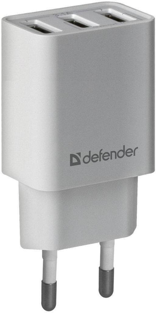 Зарядний пристрій 3xUSB 37W 3.1A білий UPA-31 Defender фото1