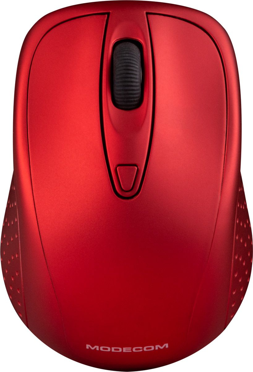 Мишка Modecom MC-WM4.1, бездротова, 3кн., 1600dpi, нано ресівер, червона фото1