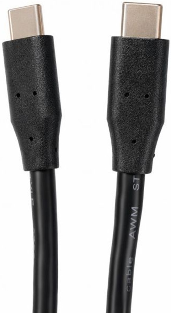 Кабель USB 2.0 Type-C M-M, 1м 60W чорний