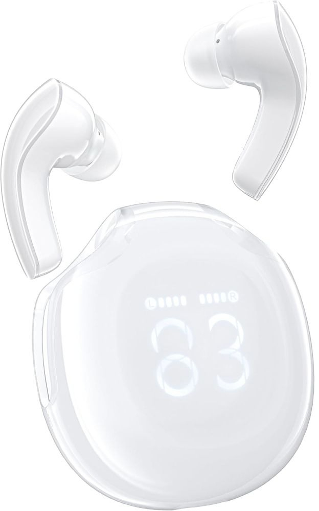 Навушники TWS Acefast T9 porcelain white фото1
