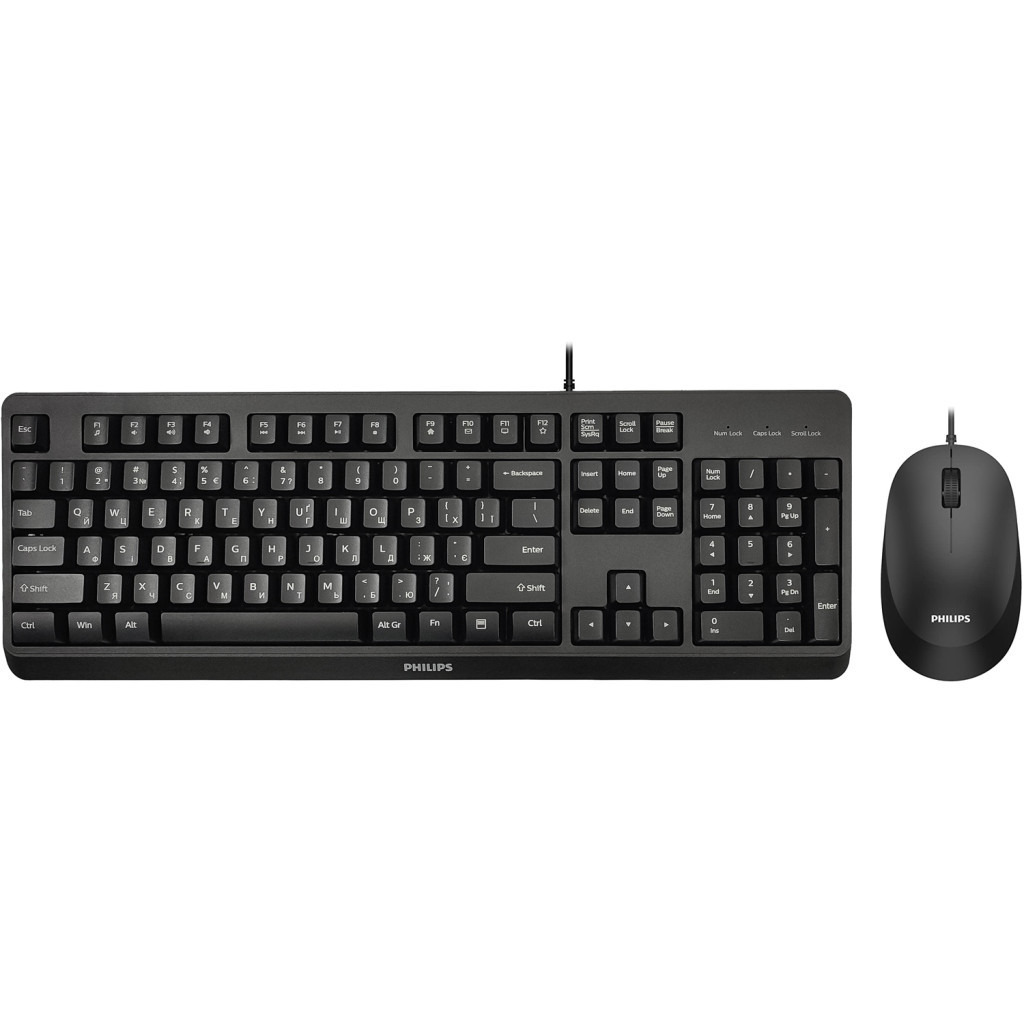 Комплект проводной Philips 6207 UA чорний (SPT6207BL/00) фото1