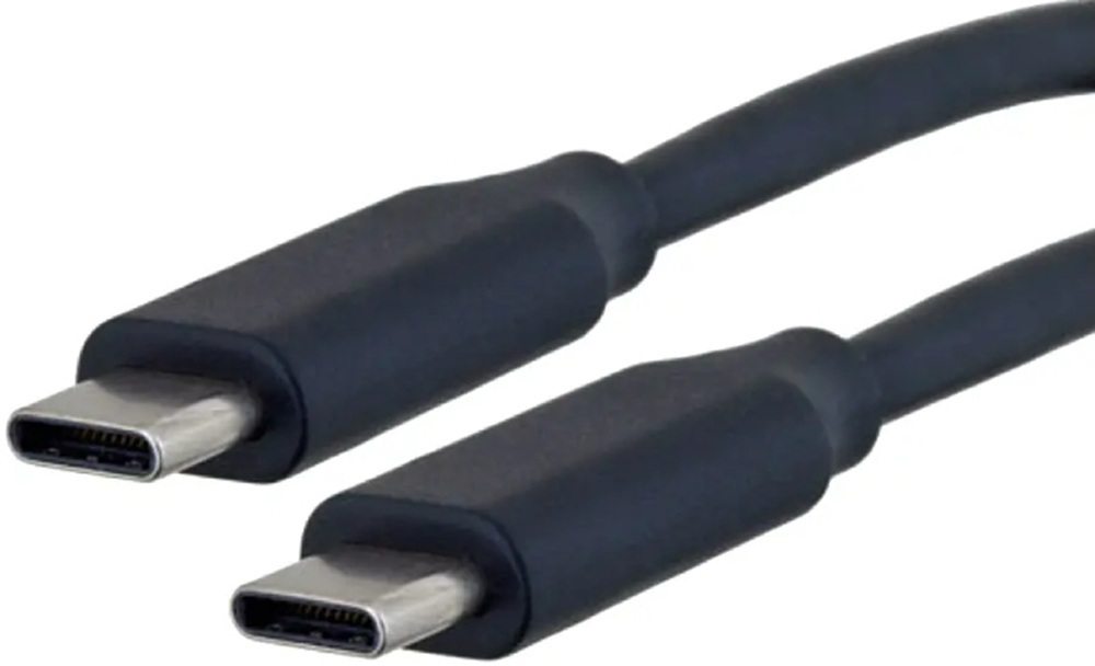 Кабель USB 2.0 Type-C M-M, 2м 60W чорний