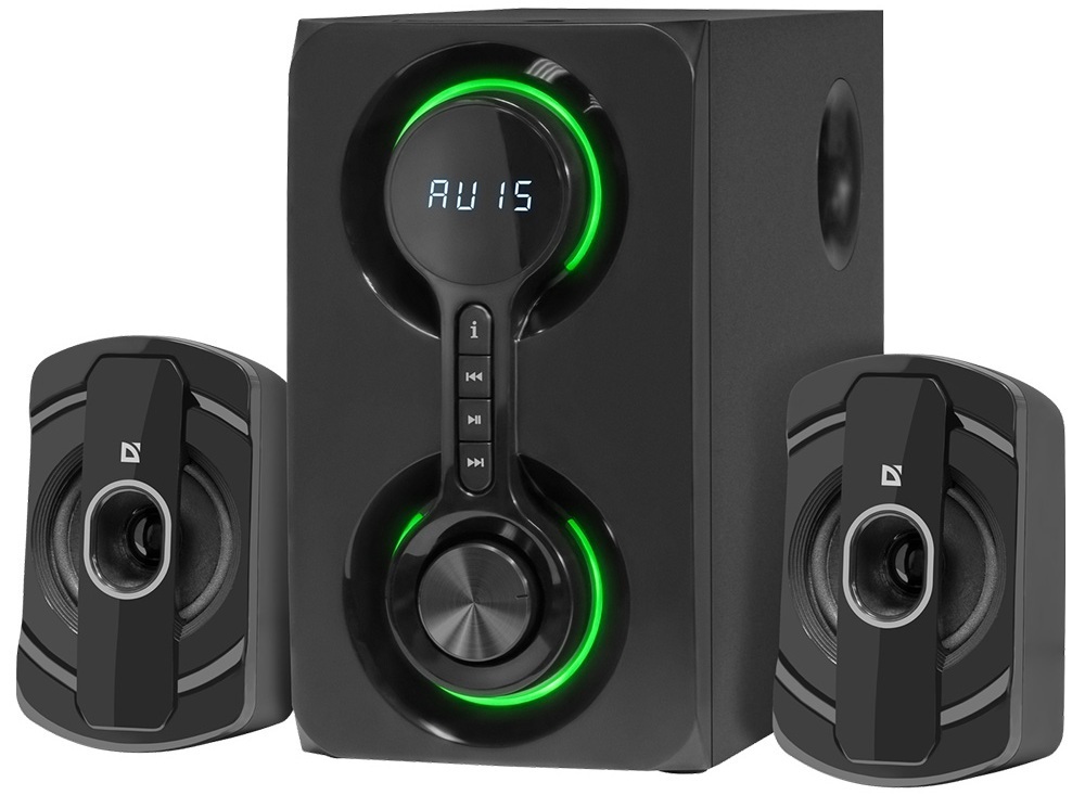 Акустическая система 2.1 Defender Eclipse, 40Вт Bluetooth/MP3/SD/USB/AUX/RC фото1
