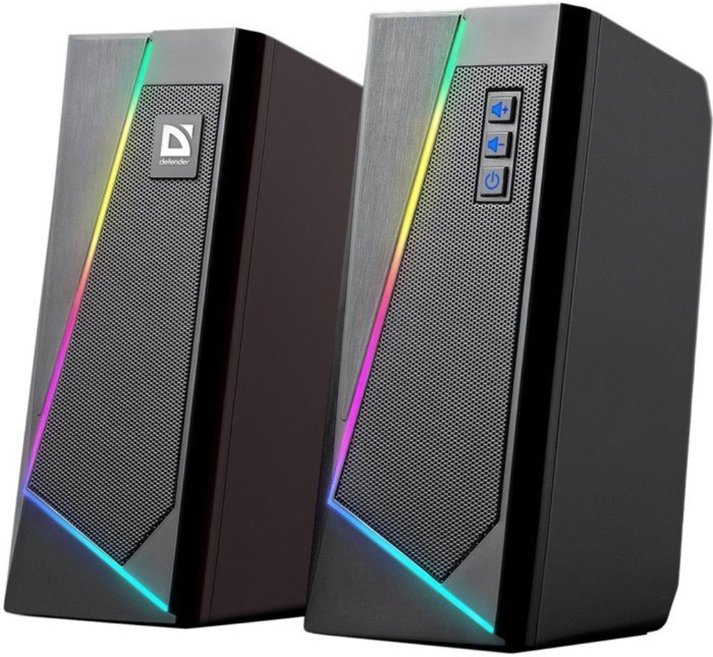 Акустика 2.0 Defender Solar 3 10 Вт, BT/Light USB фото1