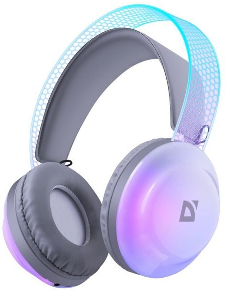 Гарнитура Defender FreeMotion B651 Bluetooth+3,5мм+USB-C, RGB White
