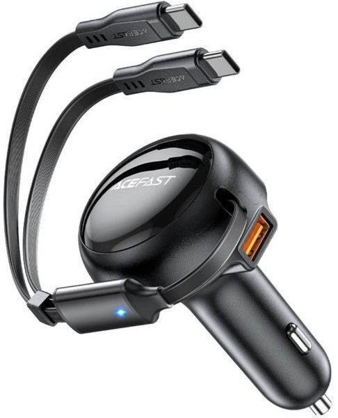 Автозарядка 2xUSB 53W (USB-C + USB-C) B13 Acefast фото1