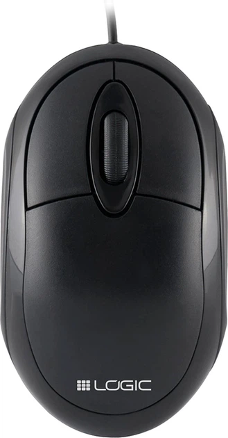 Мишка LogicConcept LM-11, 3 кн., 1000dpi, чорна фото1