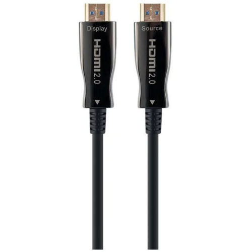 Кабель HDMI M - M, 2.0 м, V2.0, 4K 60Гц, кут 270°, PVC, черный