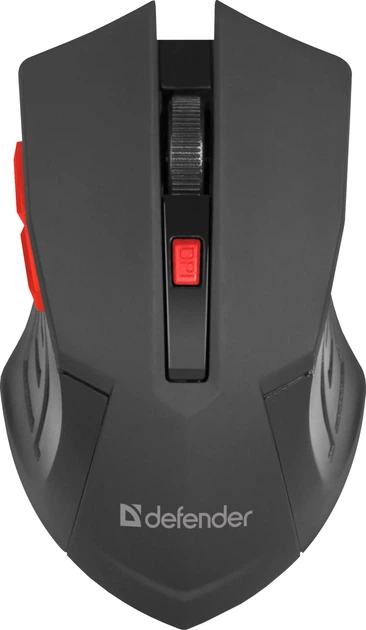 Мишка Defender Accura MM-275 6 кн. 1600 dpi, червоний фото1