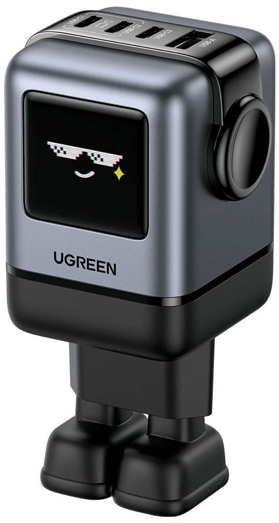 Зарядное устройство 4xUSB 100W (3xUSB-C+USB-A) Gan Robot tech Fast Charger Серый X688 Ugreen
