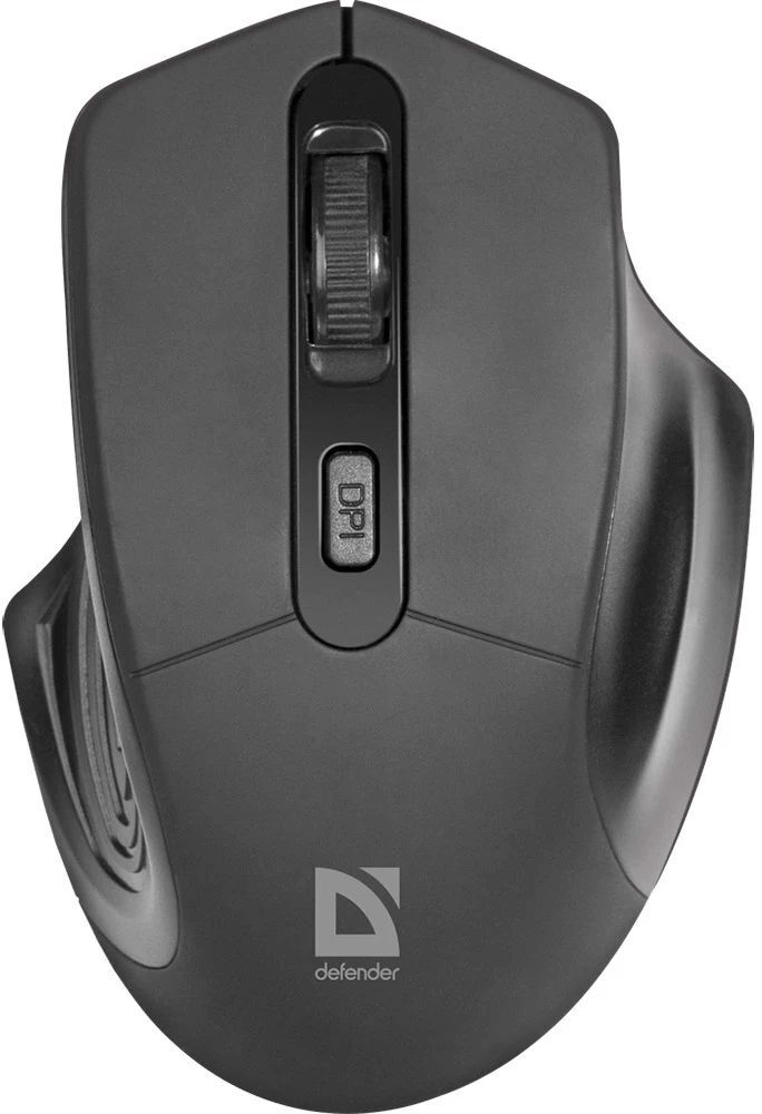 Мишка Defender Datum MB-345 4 кн. 1600 dpi, черная фото1