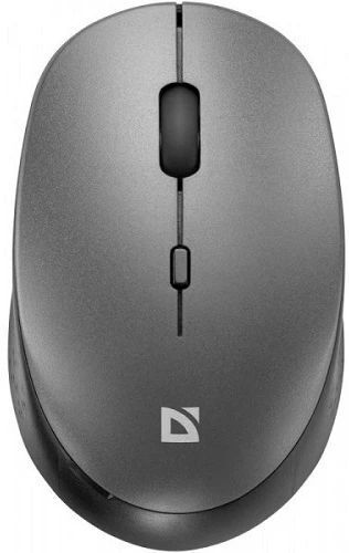 Мишка Defender Auris MB-027 3 кн. 1600 dpi, безшумная, серая фото1